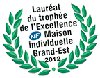 Lauréat du trphée de l'Excellence NF Maison individuelle Grand-Est 2012